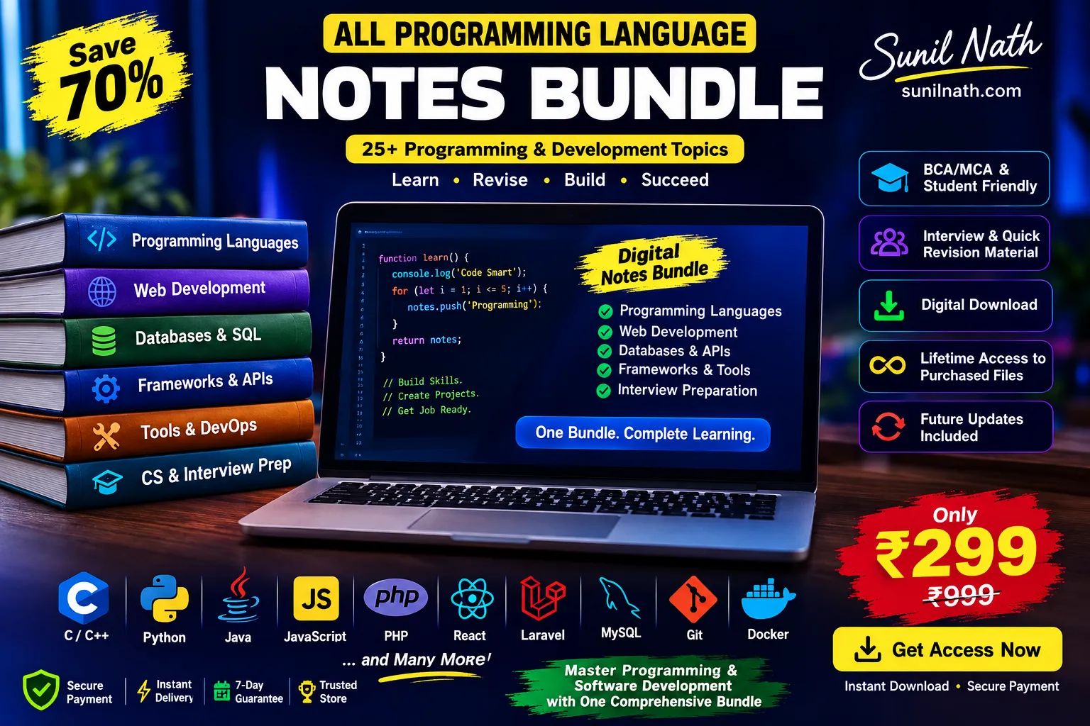 All Programming Language Notes Bundle