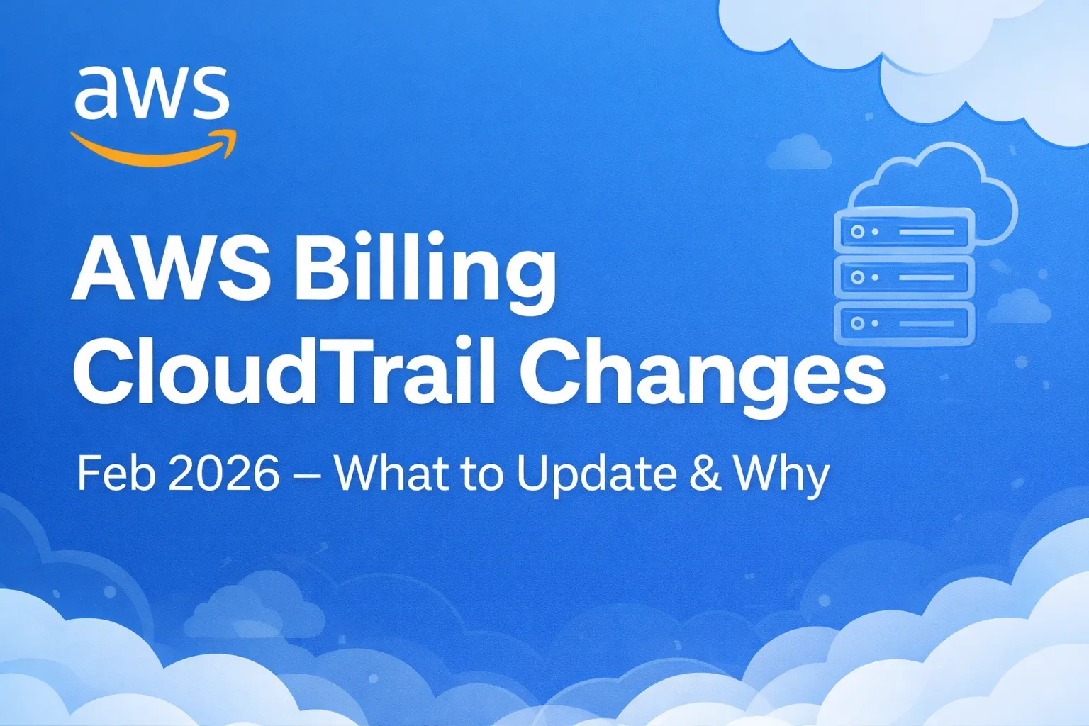 AWS Billing CloudTrail Event Changes (Feb 2026): Who Needs to Update & Why