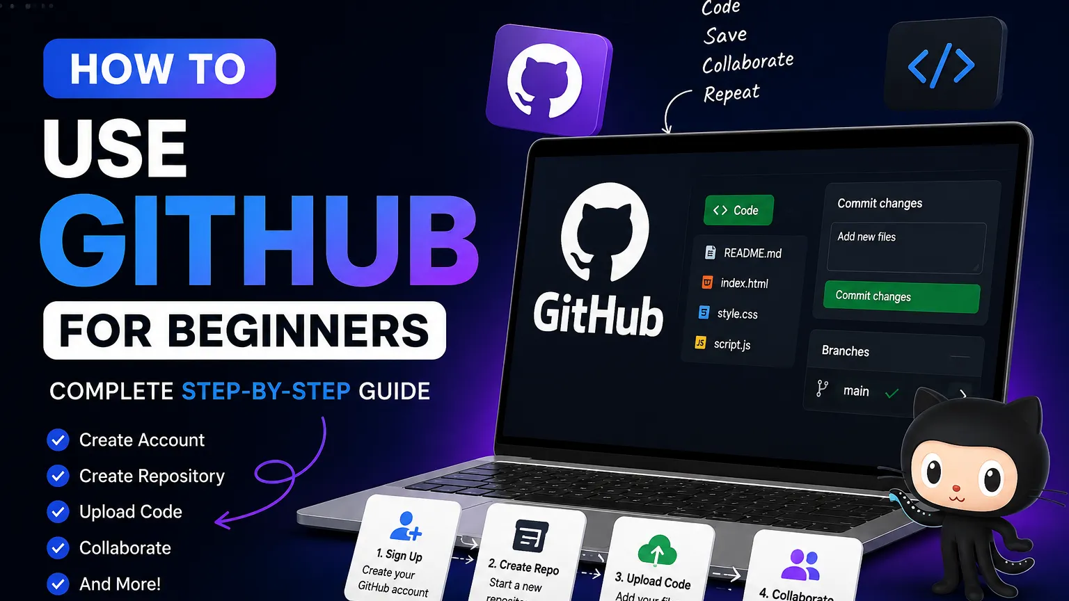 How to Use GitHub for Beginners: Complete Step-by-Step Guide