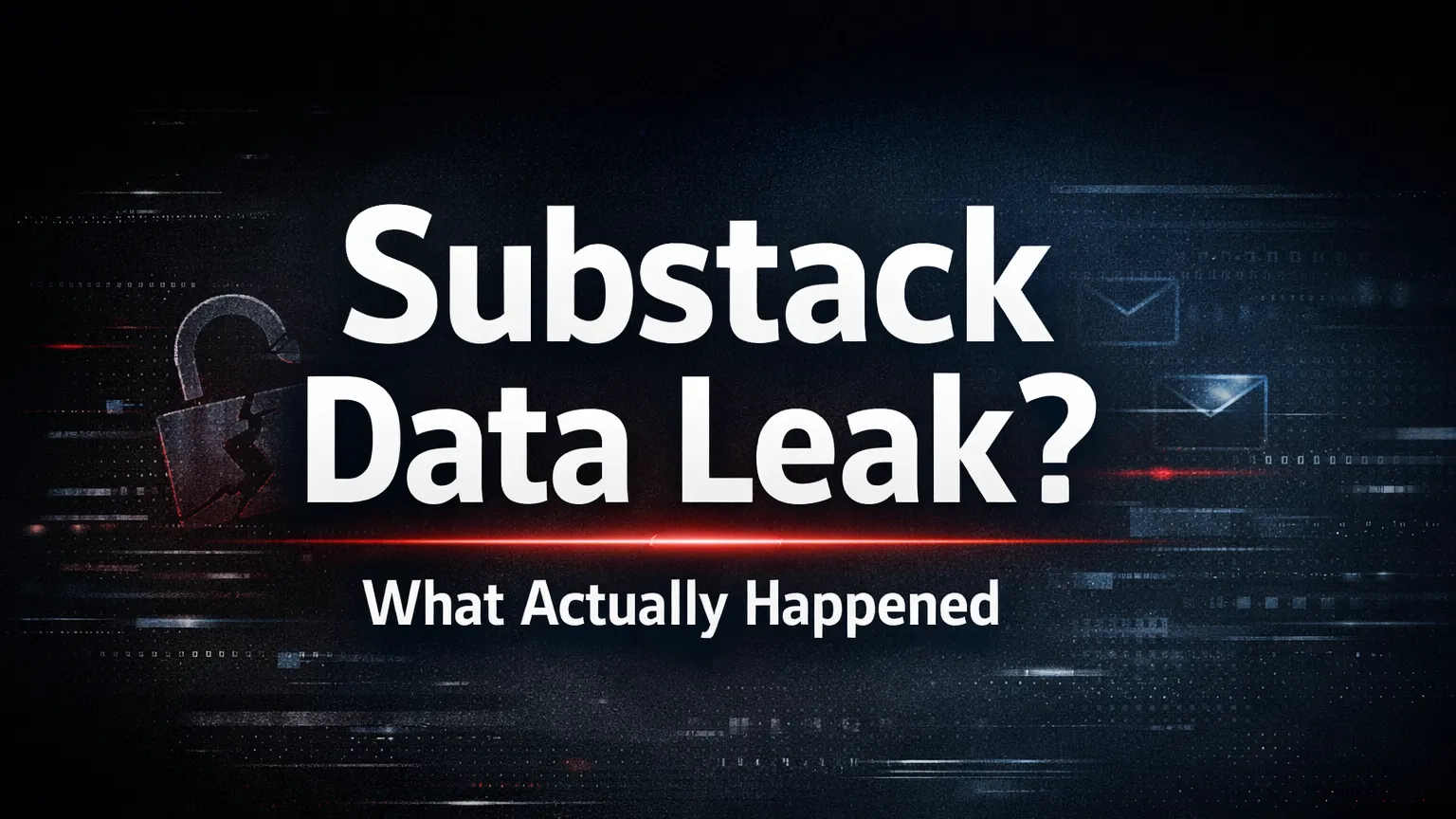 Substack Data Leak? Here’s What Actually Happened